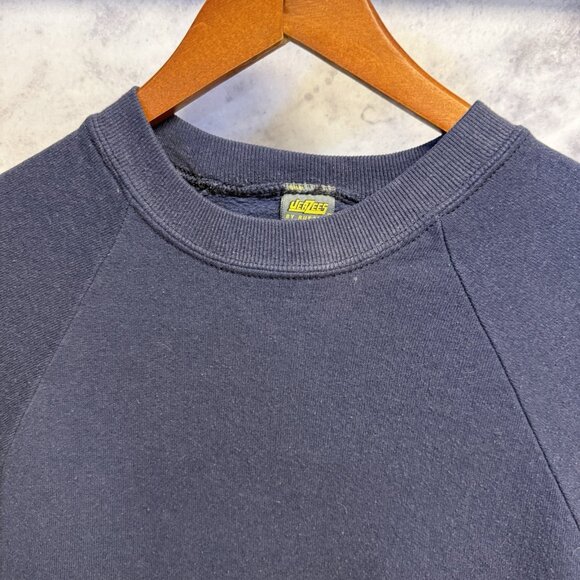 Vintage 80s Jerzees Russell Athletic Raglan Sweatshirt Adult Large 19.5x24 - Picture 3 of 12